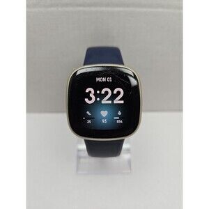 Fitbit Versa 3 FB511 Smartwatch GPS Heart Rate SpO2 Activity Tracker -  Read Dis